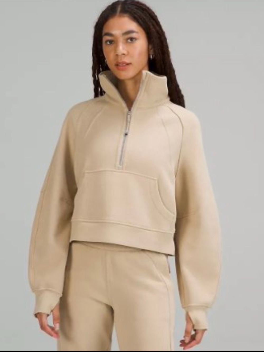 lululemon athletica Scuba Oversized Funnel Neck Half Zip